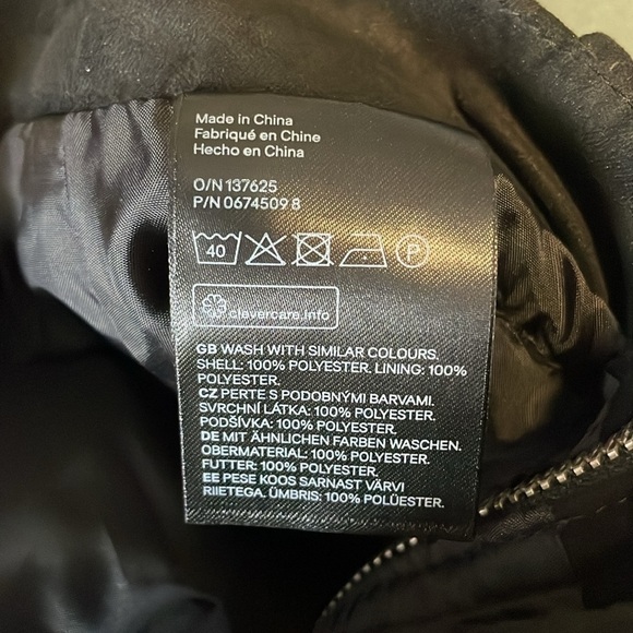 NWT Edgy Cargo Mini Skirt 4 Black Zipper Contemporary Minimalist grunge Divided - Picture 12 of 15